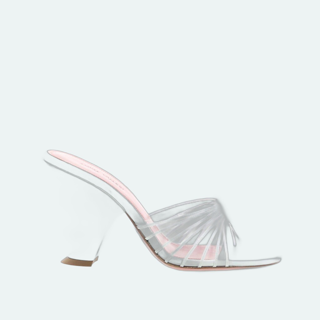 Amina Muaddi - Mookie Slipper - White