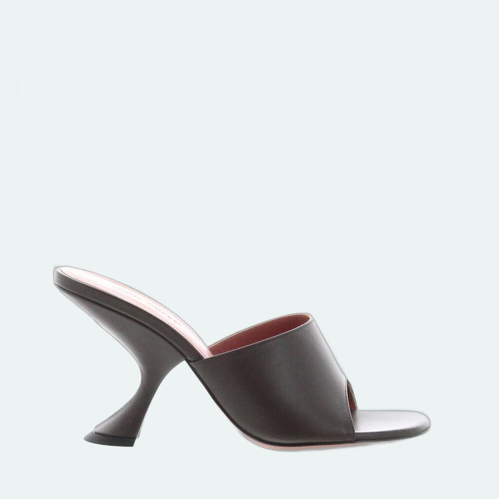 Amina Muaddi - Taylor Slipper - Coffee