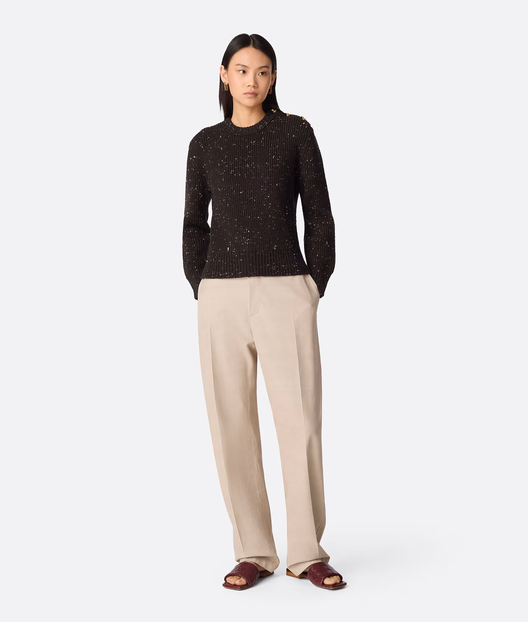 Bottega Veneta - Parco Flat Mule - Barolo - Image 4