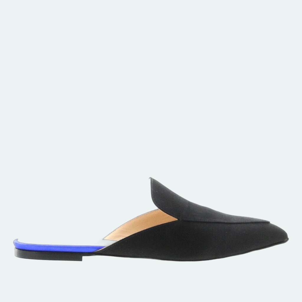 Carla Saint Barth - Sabot - Satin Black