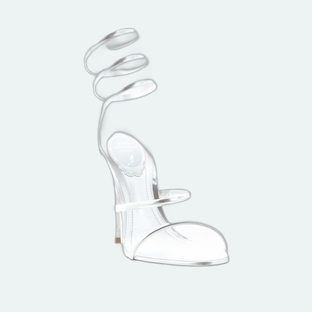 Rene Caovilla - Cleo Sandal 105 - Silver