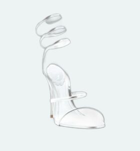 Rene Caovilla - Cleo Sandal 105 - Silver - Image 2