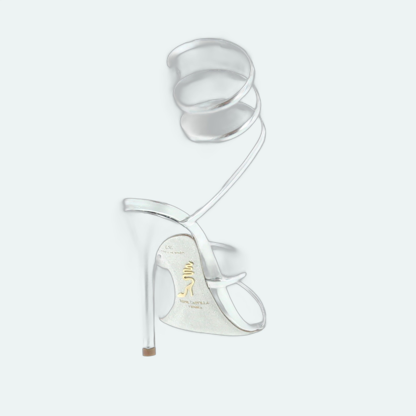 Rene Caovilla - Cleo Sandal 105 - Silver - Image 3