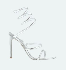 Rene Caovilla - Cleo Sandal 105 - Silver - Image 1