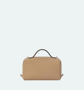 Valextra - V Line Crossbody Vanity Bag - Beige Chachemire - Image 4