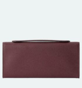 Valextra - Iside Clutch - Claret Red - Image 5