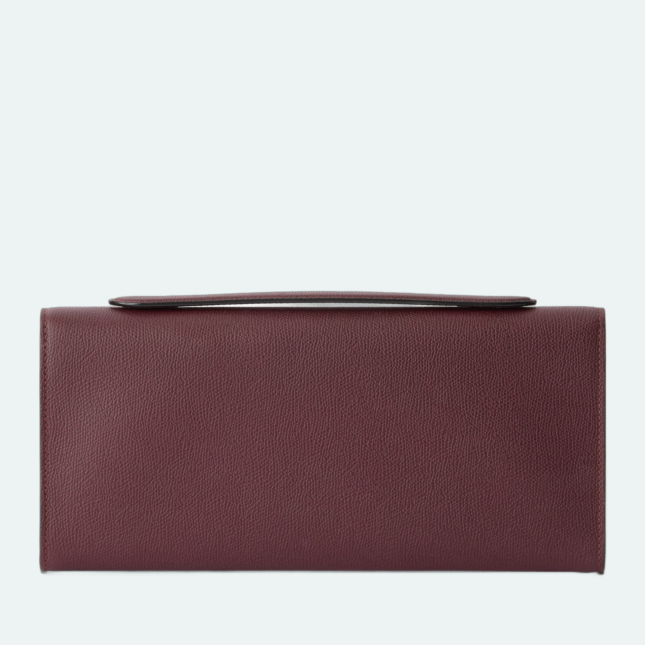 Valextra - Iside Clutch - Claret Red - Image 5