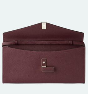Valextra - Iside Clutch - Claret Red - Image 7