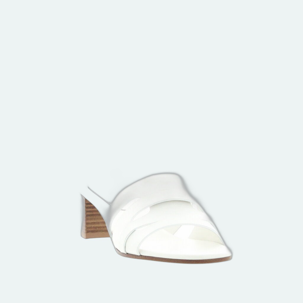 Gianvito Rossi - Nora Mule 45 - White