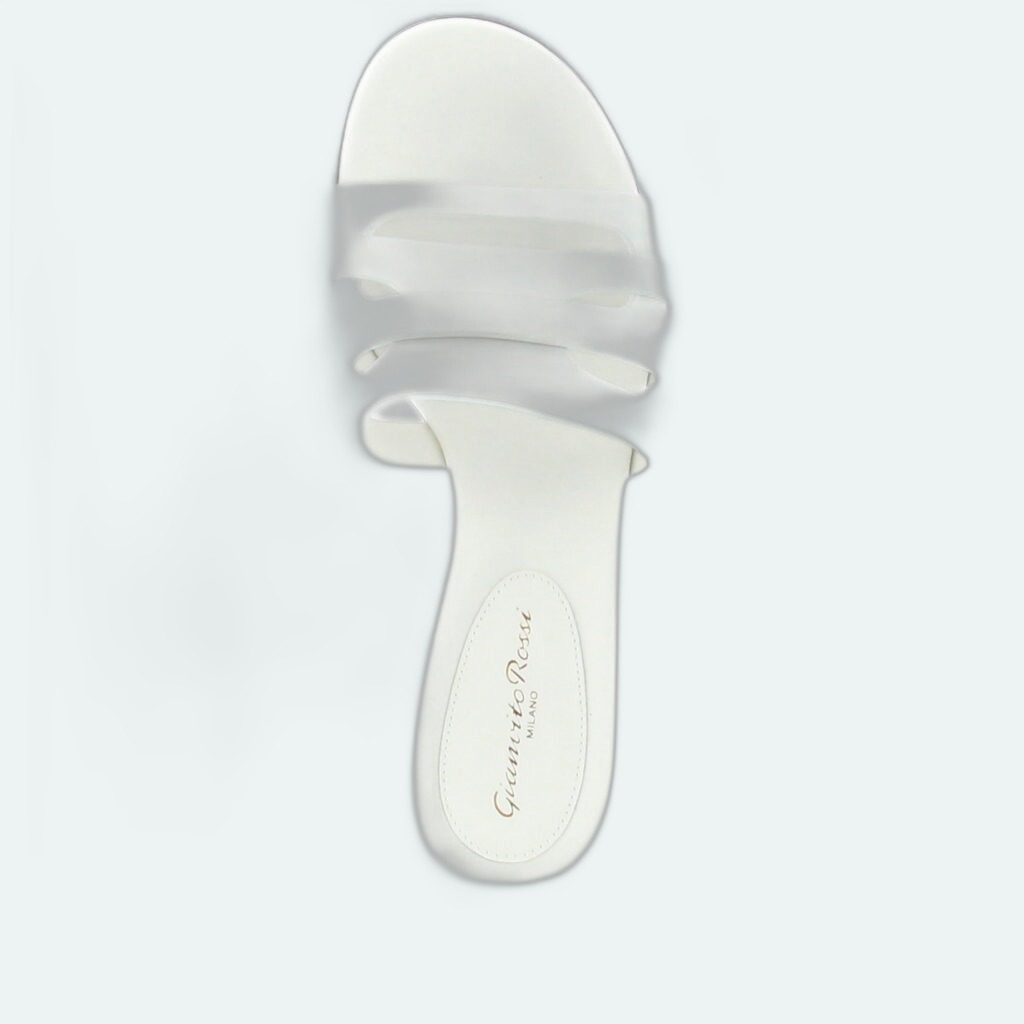 Gianvito Rossi - Nora Mule 45 - White