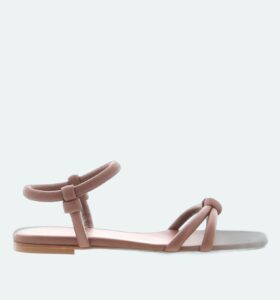 Gianvito Rossi - Juno Sandal Flat - Cuoio - Image 1