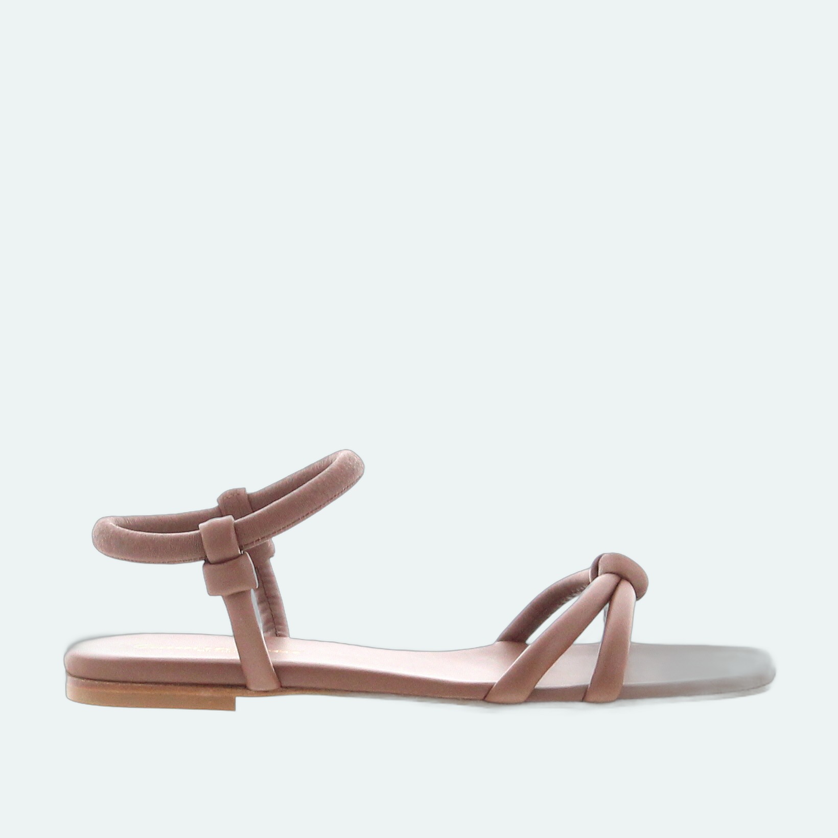 Gianvito Rossi - Juno Sandal Flat - Cuoio - Image 1