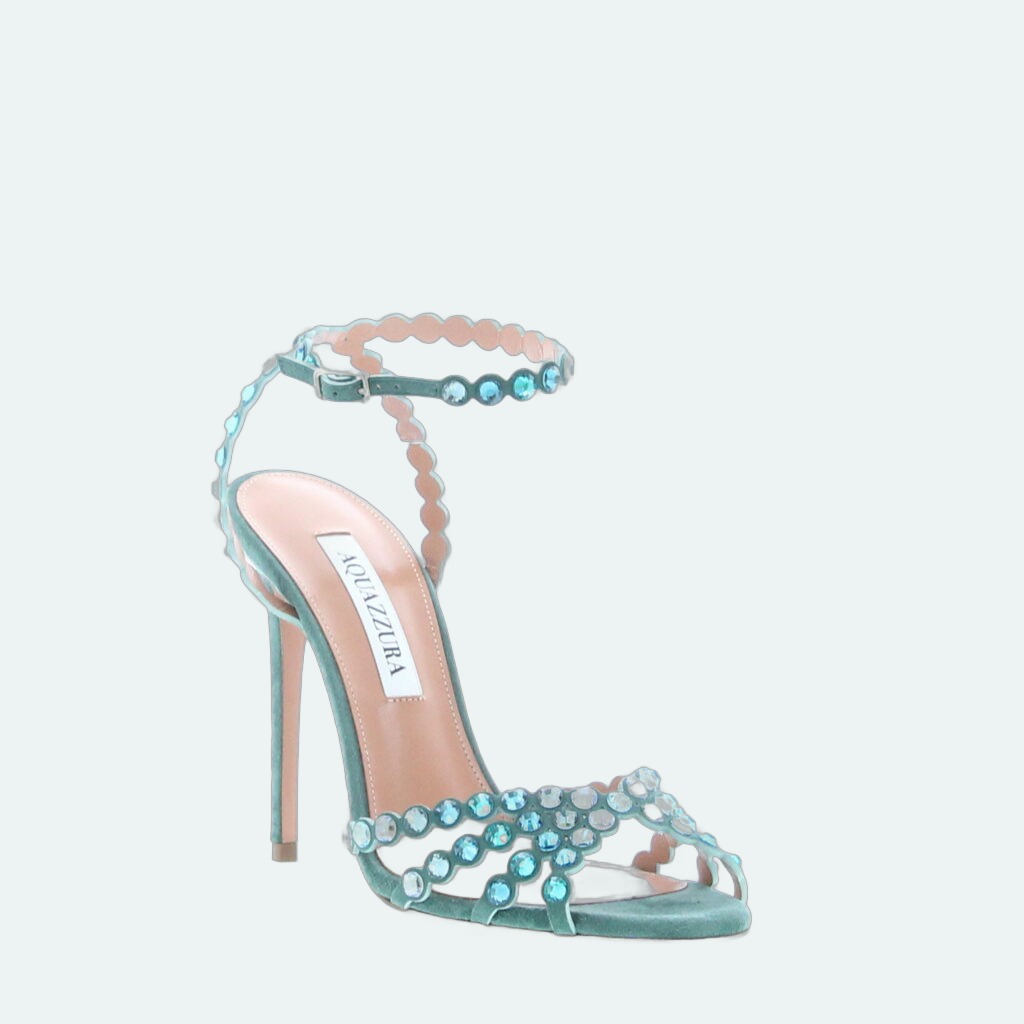Aquazzura - Tequila Sandal 105 - Light Teal