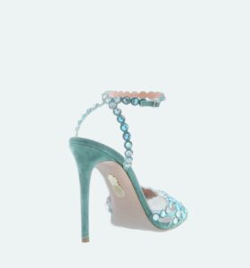 Aquazzura - Tequila Sandal 105 - Light Teal - Image 3