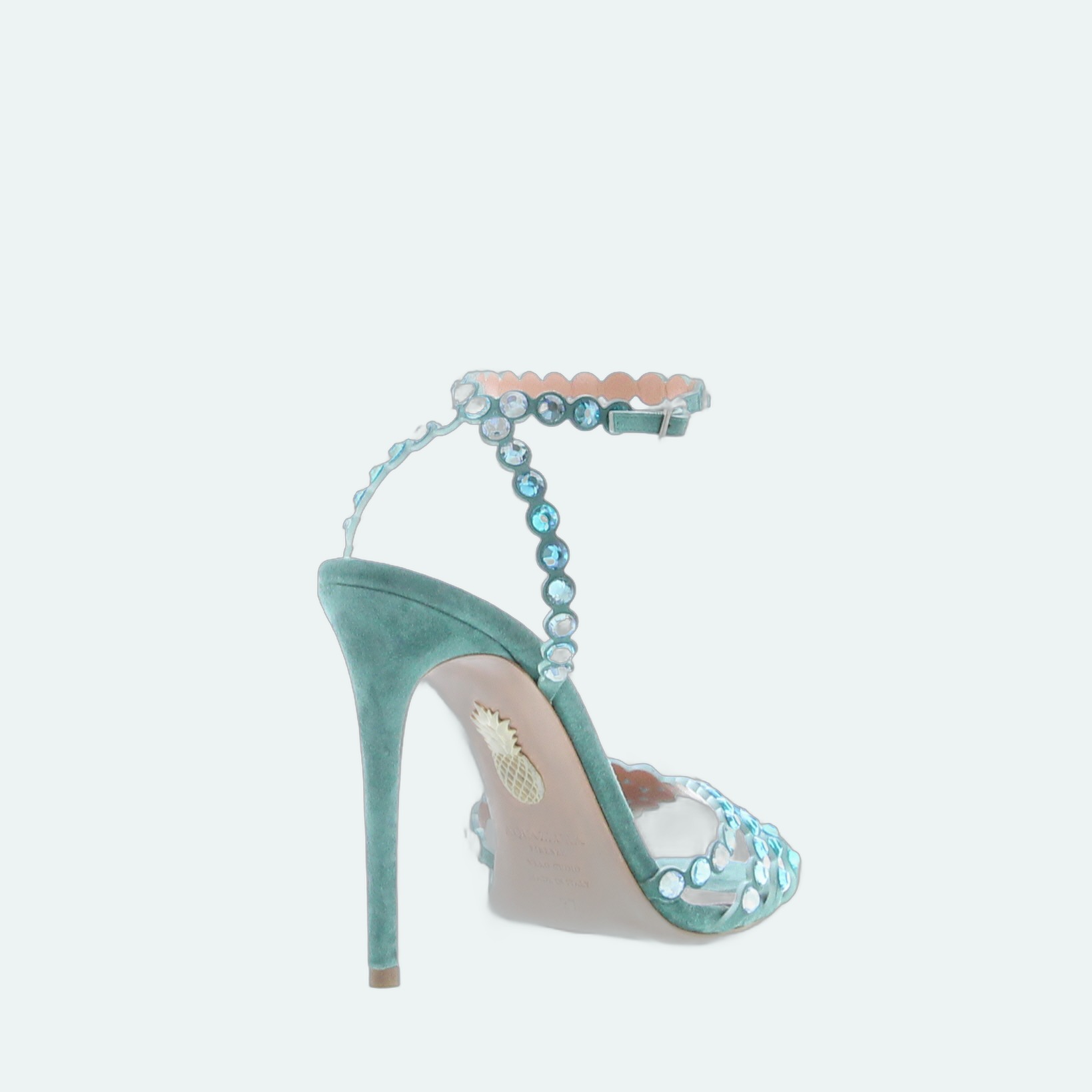 Aquazzura - Tequila Sandal 105 - Light Teal - Image 3