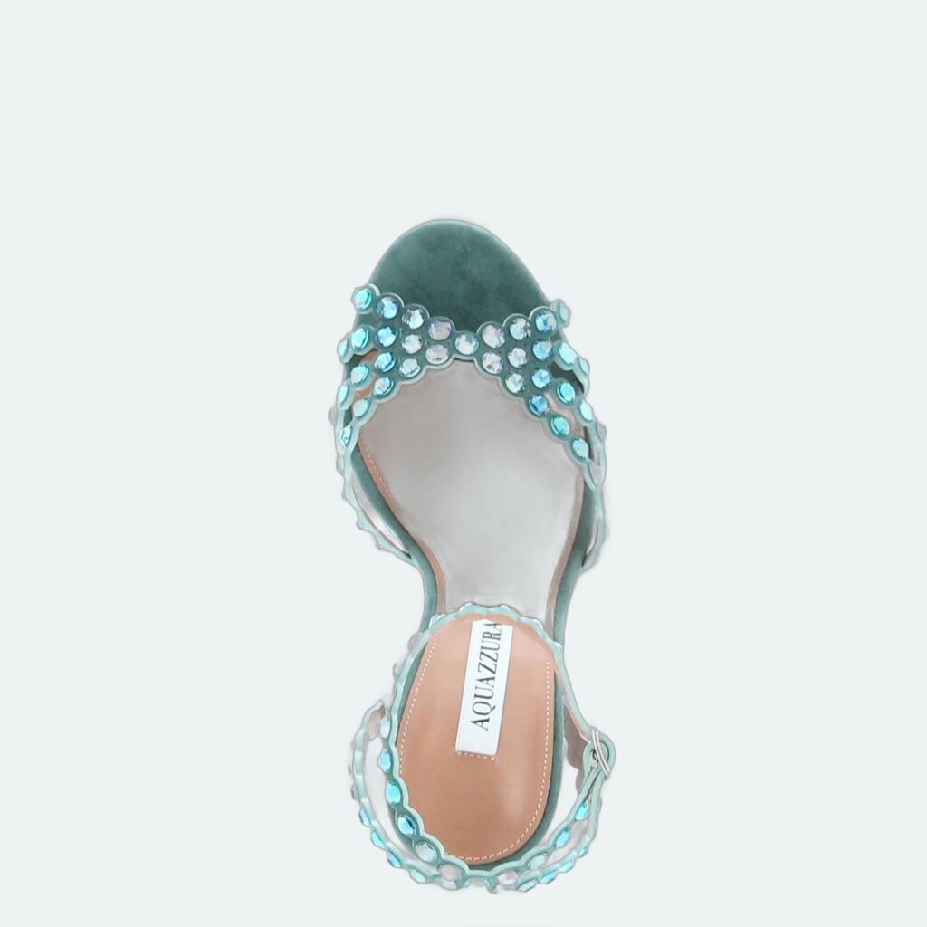 Aquazzura - Tequila Sandal 105 - Light Teal