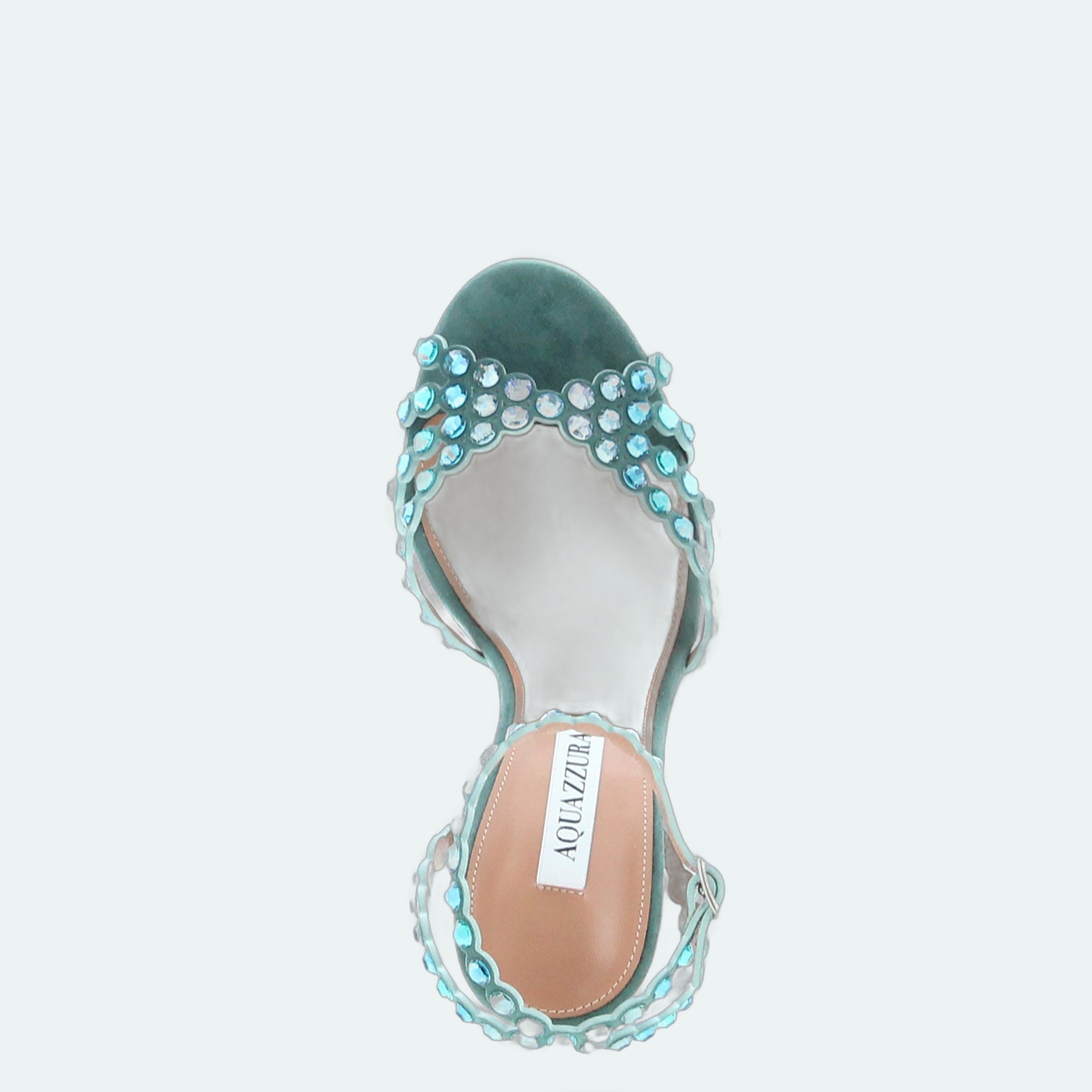 Aquazzura - Tequila Sandal 105 - Light Teal - Image 4
