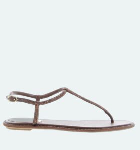 Rene Caovilla - Diana Sandal - Brown - Image 1