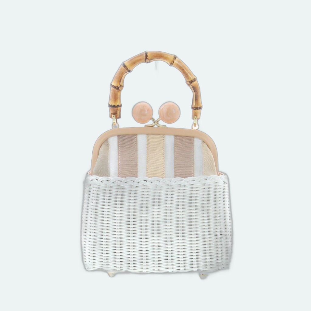 Carla Saint Barth - Vimini Wallet Bag - White / Carne