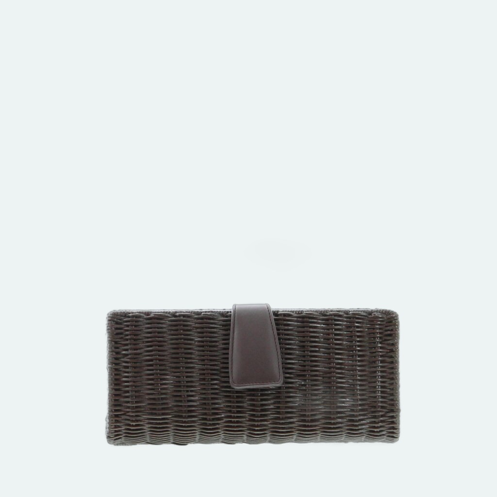Carla Saint Barth - Vimini Long Clutch - Cioccolato