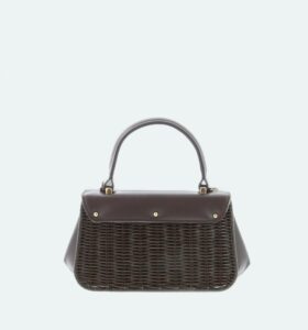 Carla Saint Barth - Vimini Long Bag Small - Cioccolato - Image 3