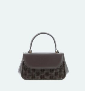 Carla Saint Barth - Vimini Long Bag Small - Cioccolato - Image 1
