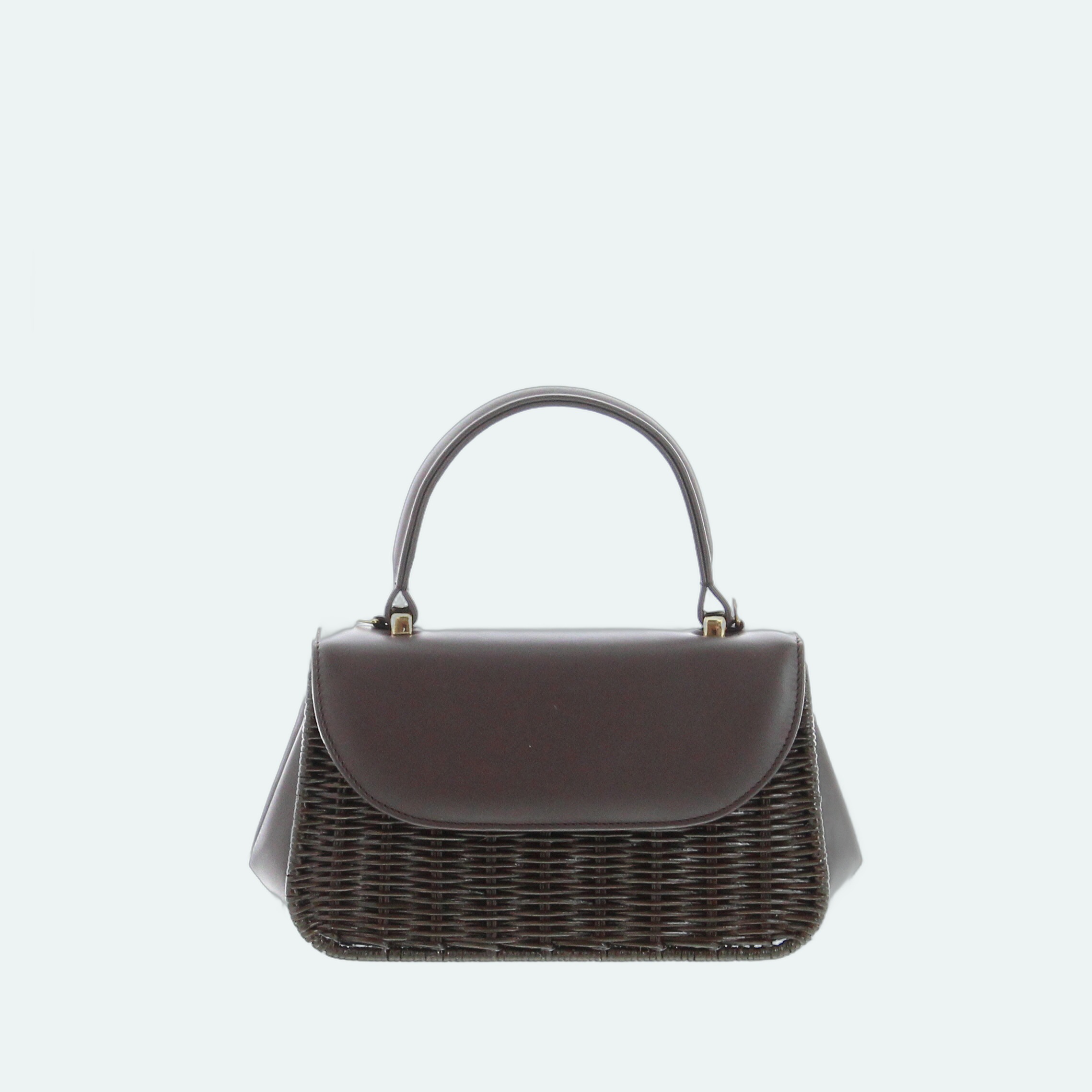 Carla Saint Barth - Vimini Long Bag Small - Cioccolato - Image 1