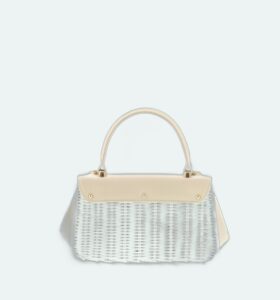 Carla Saint Barth - Vimini Long Bag Small - White / Panna - Image 3