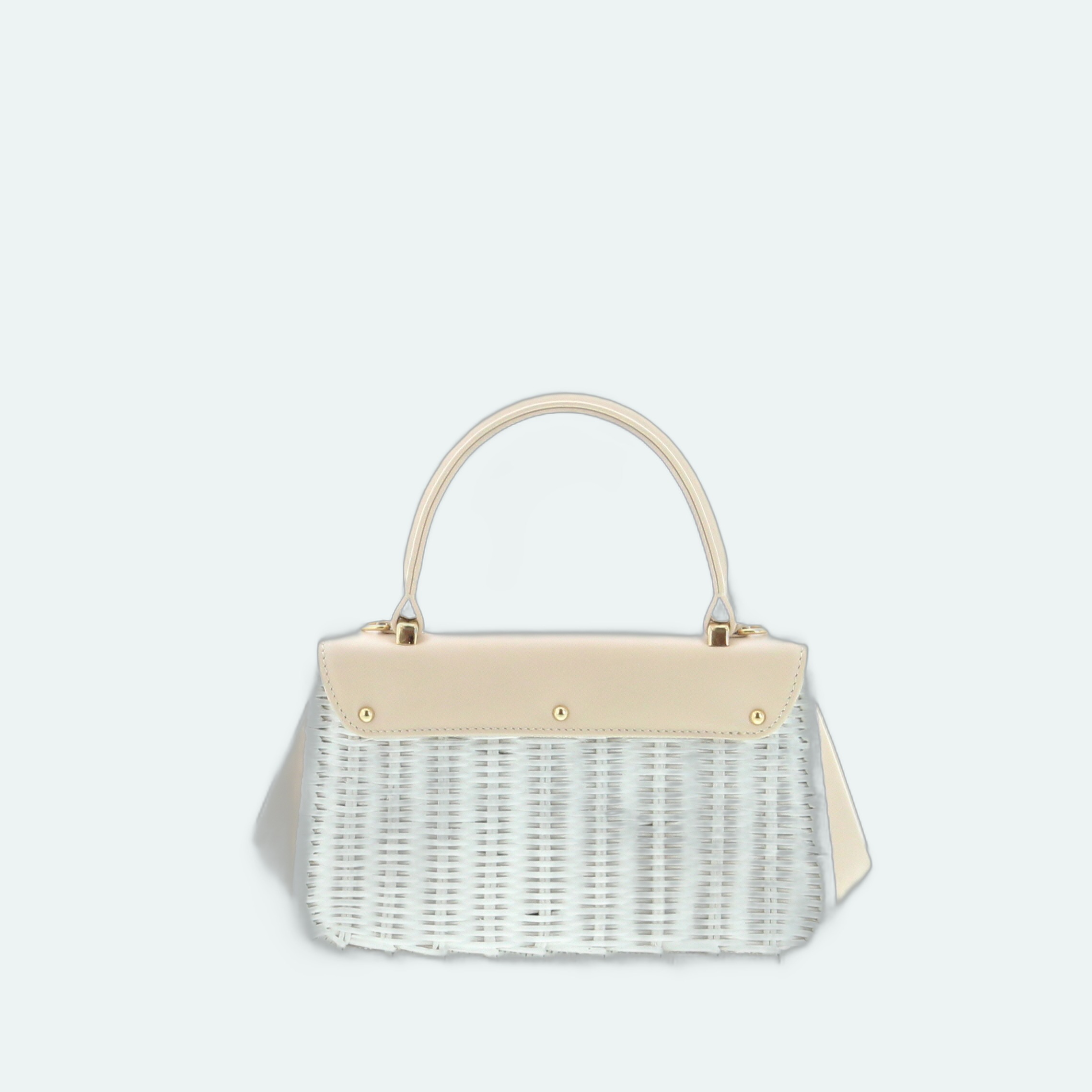 Carla Saint Barth - Vimini Long Bag Small - White / Panna - Image 3