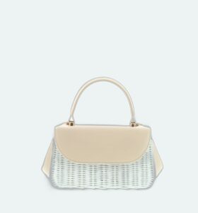 Carla Saint Barth - Vimini Long Bag Small - White / Panna - Image 1