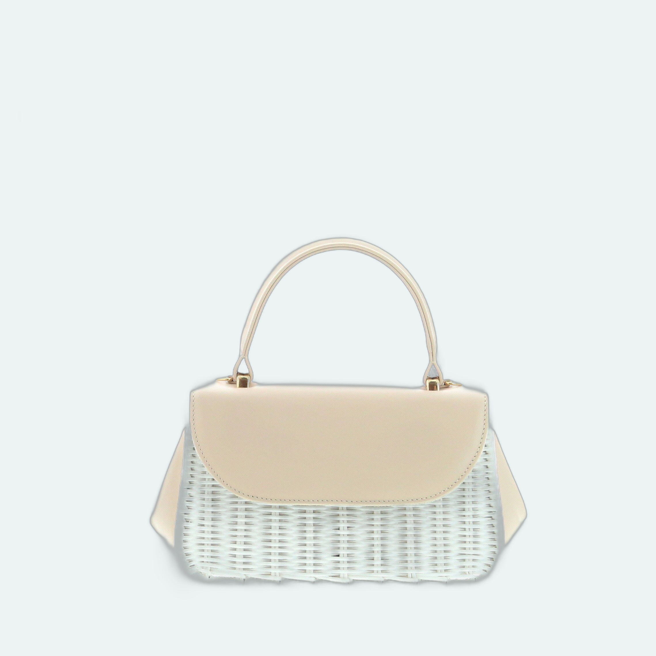 Carla Saint Barth - Vimini Long Bag Small - White / Panna - Image 1