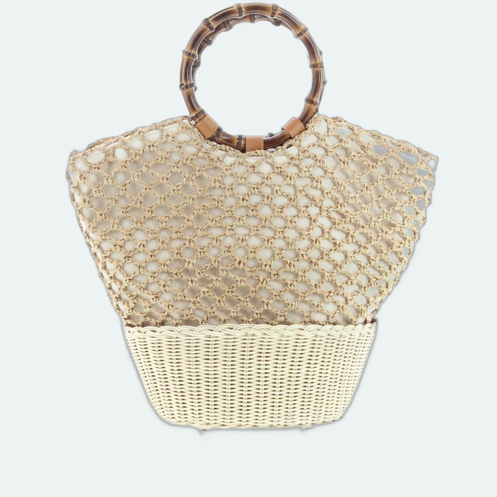 Carla Saint Barth - Vimini Crochet Tote - Natural