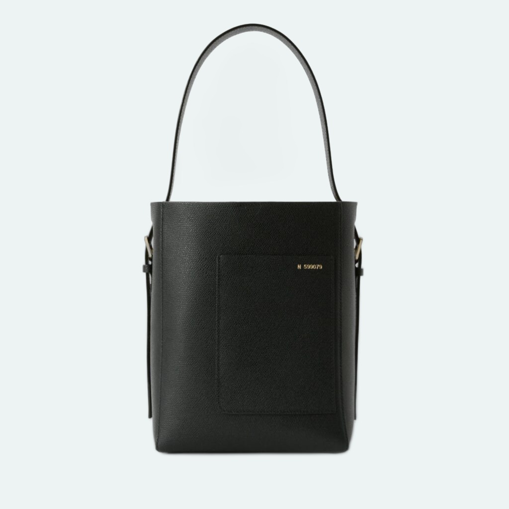 Valextra - Soft Bucket Mini Bag - Black