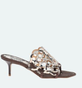 Claudio Merazzi - Brown Mule - Printed Python - Image 1