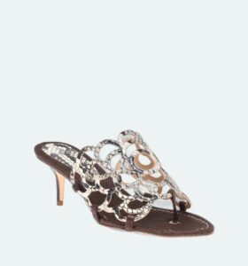 Claudio Merazzi - Brown Mule - Printed Python - Image 2