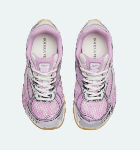 Bottega Veneta - Orbit Sneaker - Gloss/Silver - Image 4
