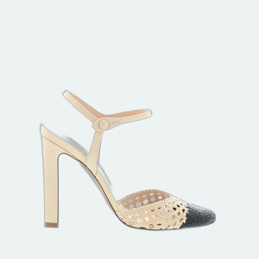 Francesco Russo - Mary Jane Pump - Dust / Black