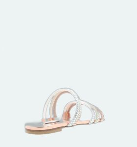 Casadei - Andromeda Flat - Rose Gold - Image 3