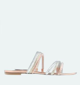 Casadei - Andromeda Flat - Rose Gold - Image 1