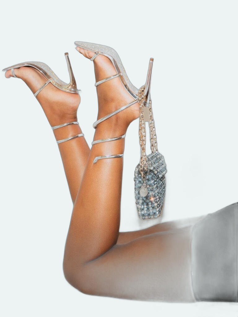Rene Caovilla - Cleo Sandal 105 - Silver