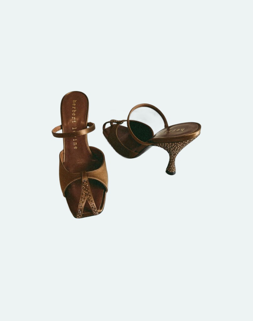 Herbert Levine - Hidden Gem Mule - Satin Caramel