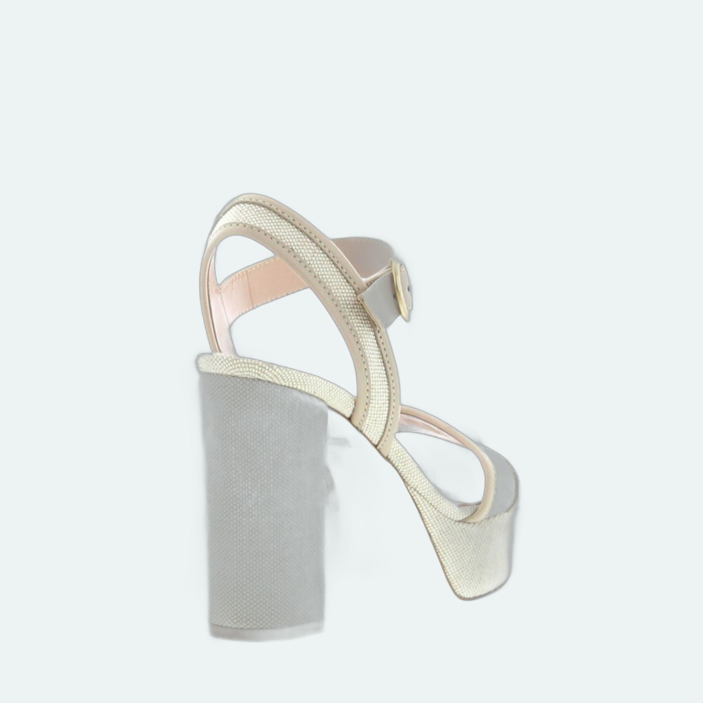 Gianvito Rossi - Milos Sandal - Canvas Sand