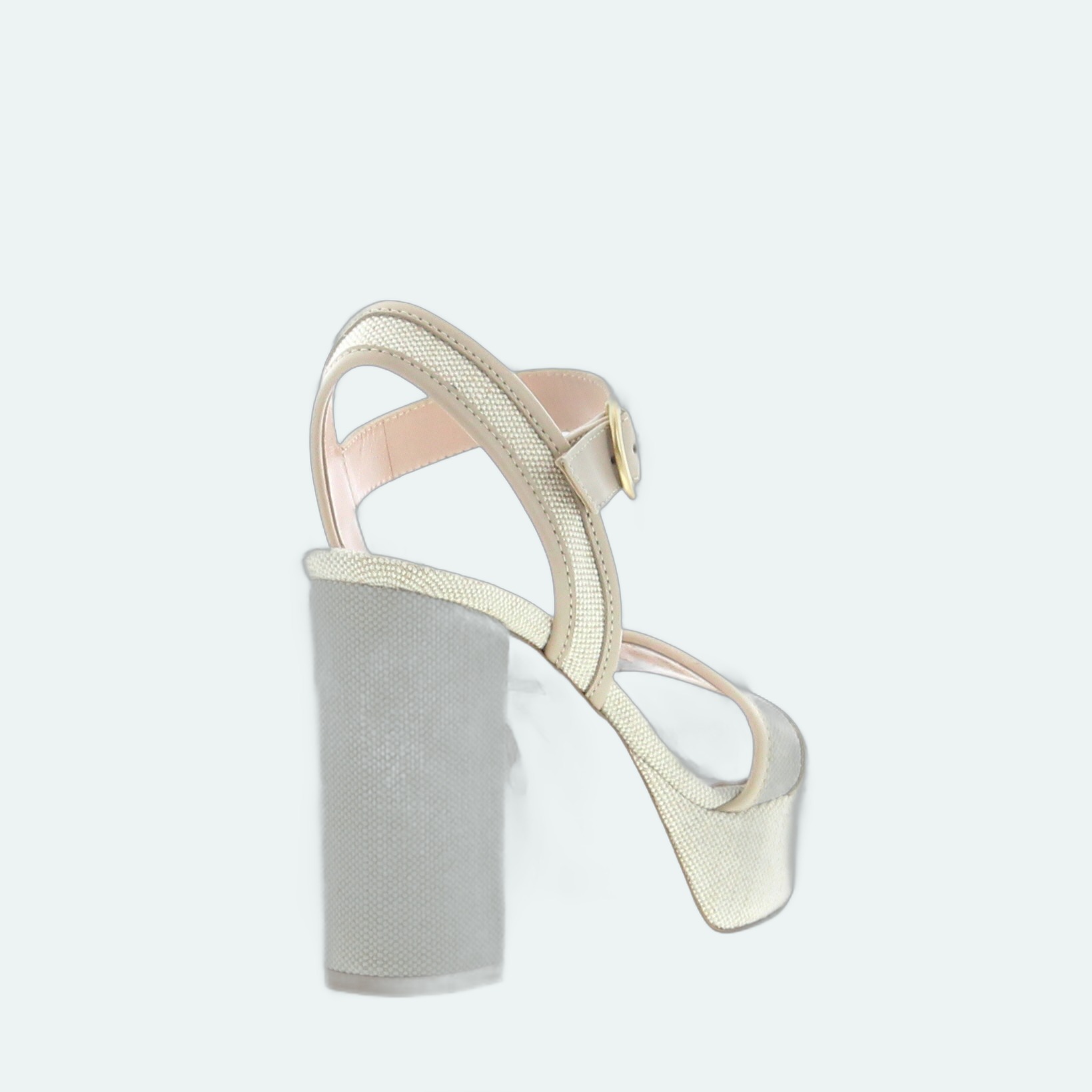 Gianvito Rossi - Milos Sandal - Canvas Sand - Image 3