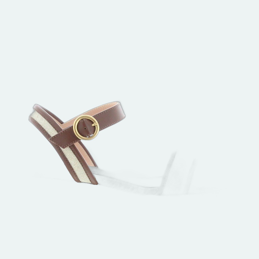 Gianvito Rossi - Rodi Sandal - Canvas Sand
