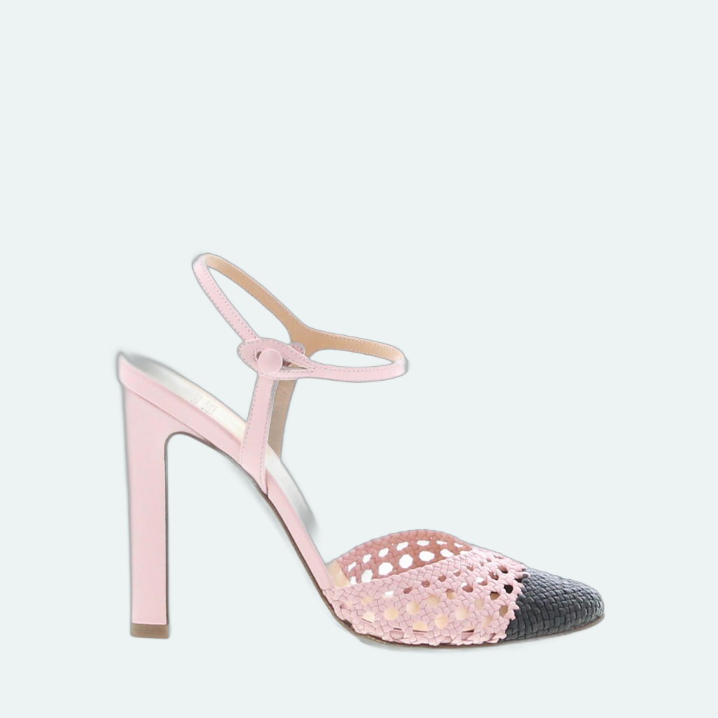 Francesco Russo - Mary Jane Pump - Pink / Black