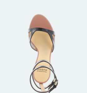 Francesco Russo - Two Ankle Strap Sandal - Black - Image 4