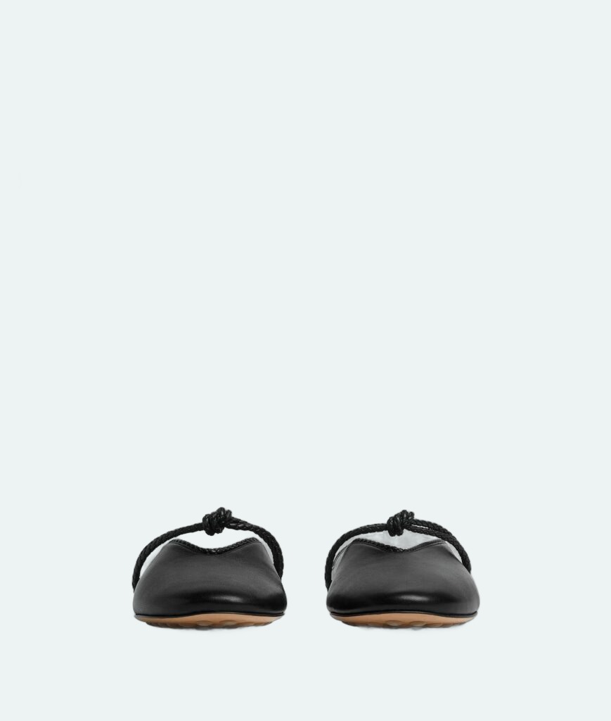 Bottega Veneta - Rosa Mary-Jane Ballerina - Black