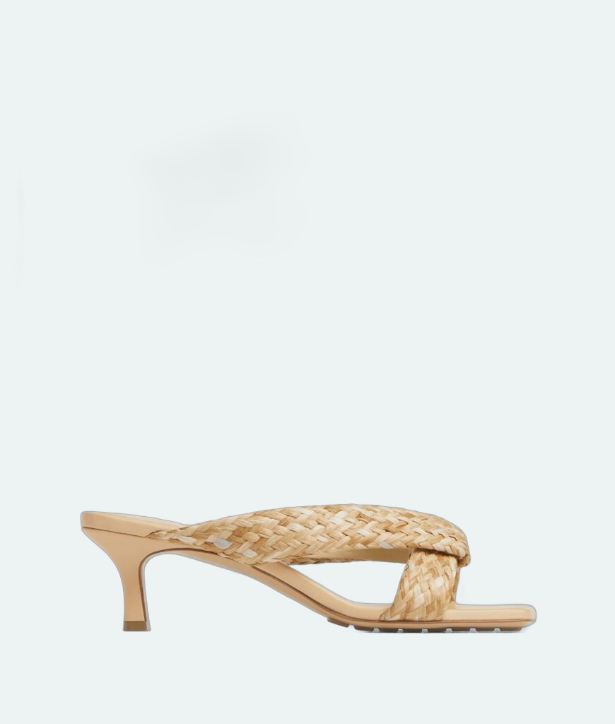Bottega Veneta - Riva Mule Kitten - Macadamia
