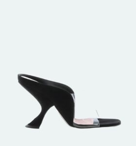 Amina Muaddi - Mackenzie Slipper - Black - Image 1