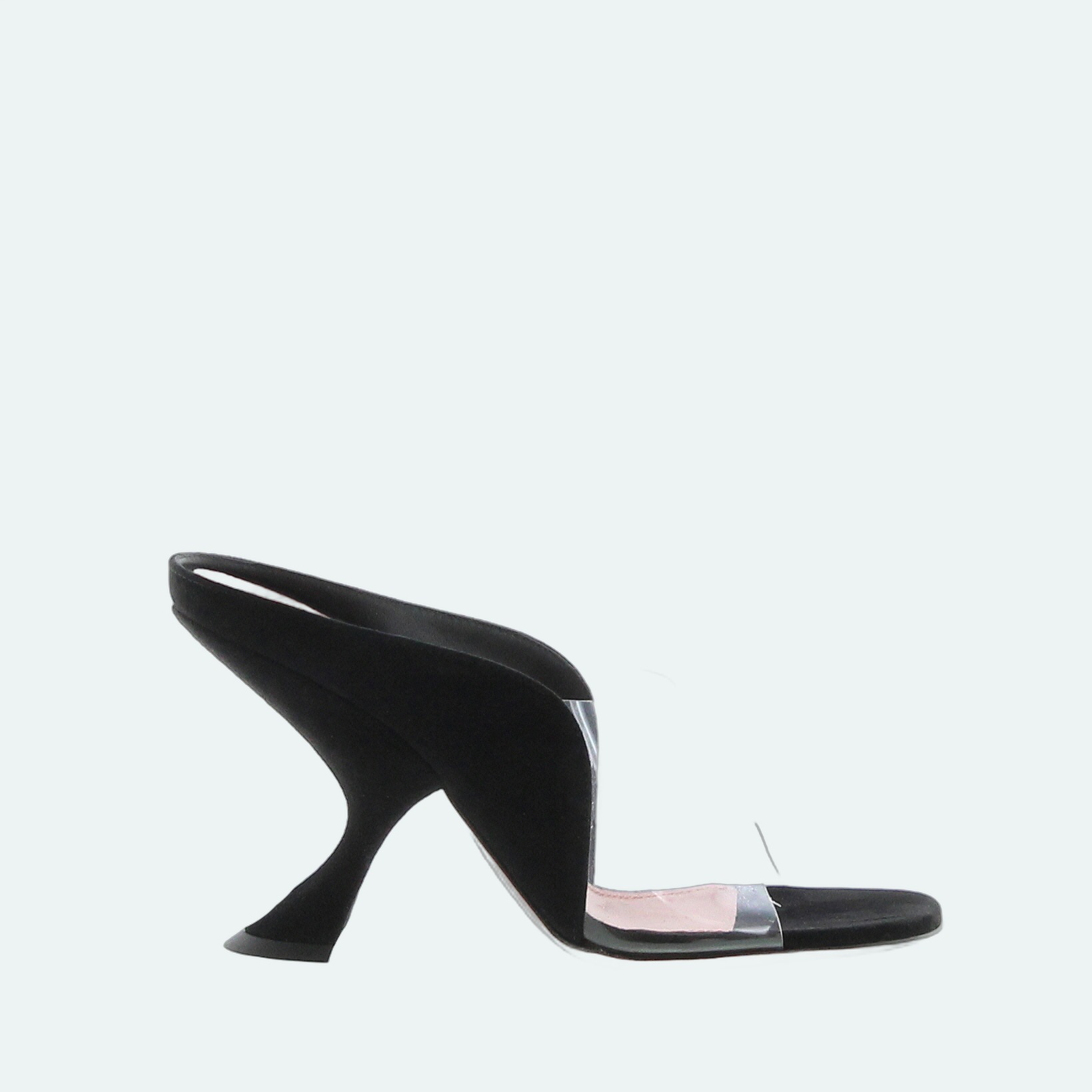 Amina Muaddi - Mackenzie Slipper - Black - Image 1